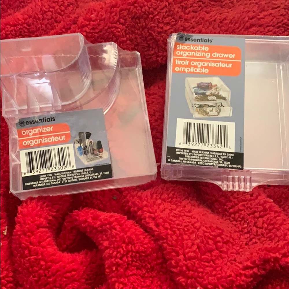 SET OF 2-ESSENTIALS ORGANIZING DRAWERS